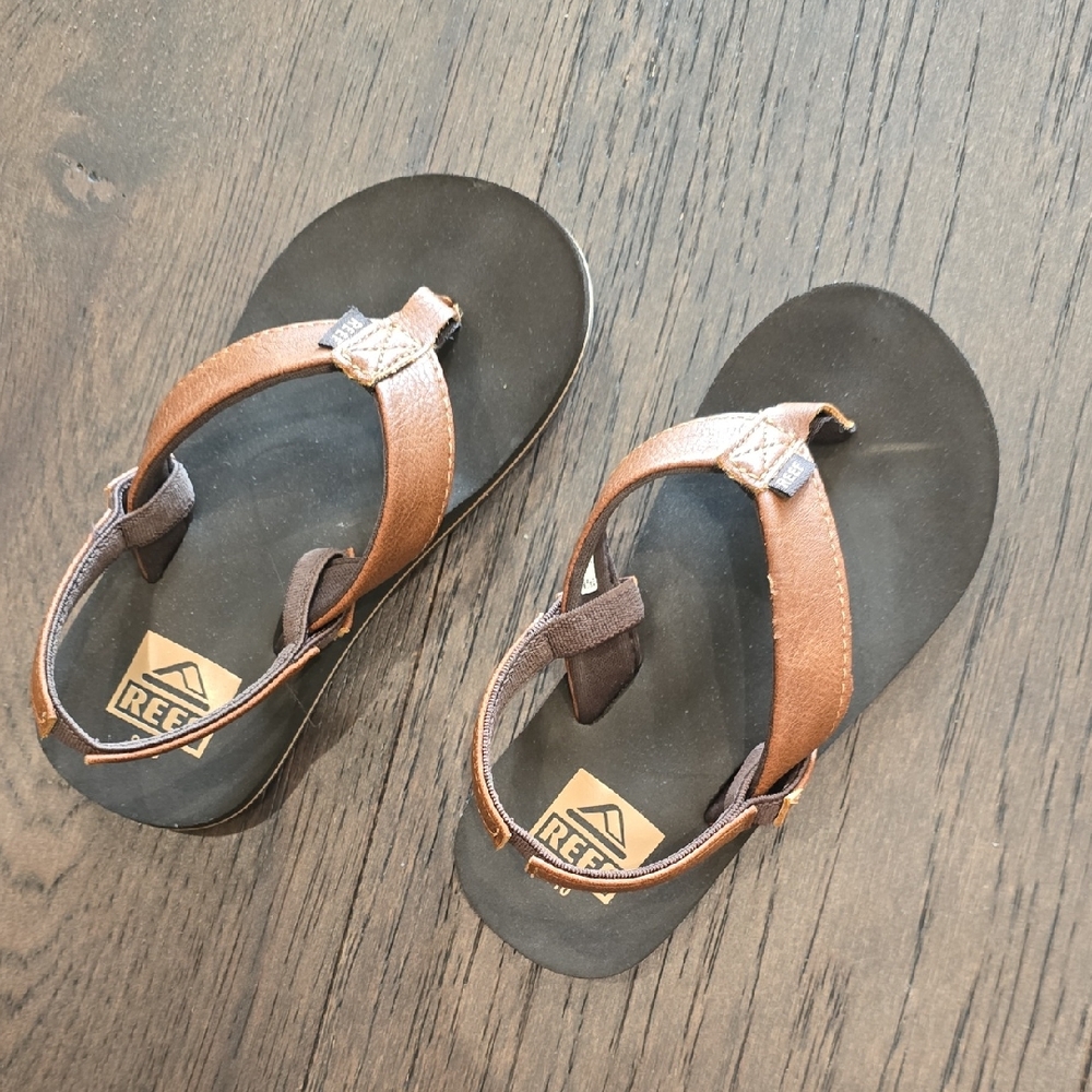 Reef Brown and Black Sandals Toddler